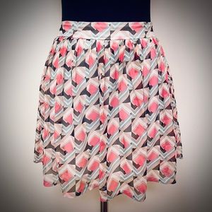 Bebe Silk Skirt